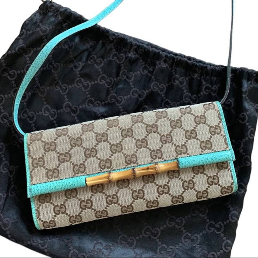 Vintage Gucci Bamboo Clutch
